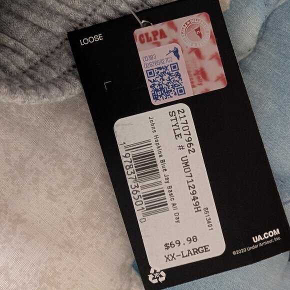 Under Armor John Hopkins Sweat Pants - Picture 5 of 5